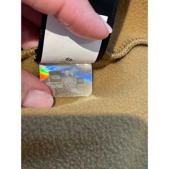 The North Face Fleece Jacket Mens Medium BN/Blk Full Zip Hood Pockets Utility - Picture 5 of 7